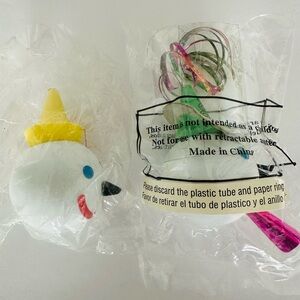 Set of two Jack In the Box Antenna Balls-Jack and Year 2000